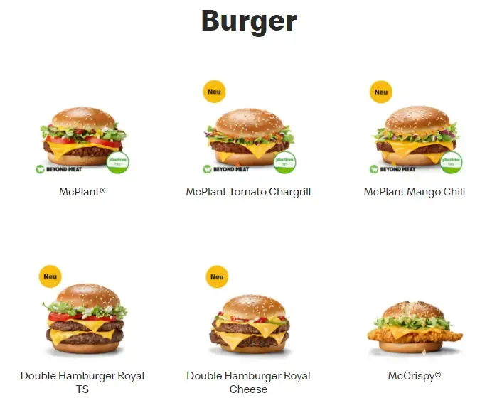 Mc Donalds frühstück Preise