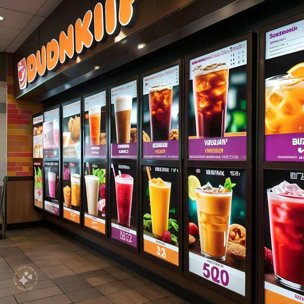 Dunkin Donuts Speisekarte
