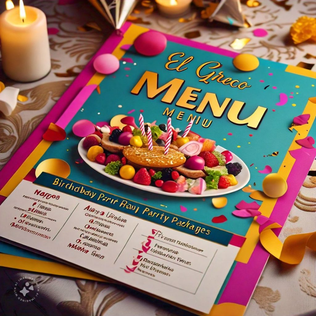 El Greco Speisekarte