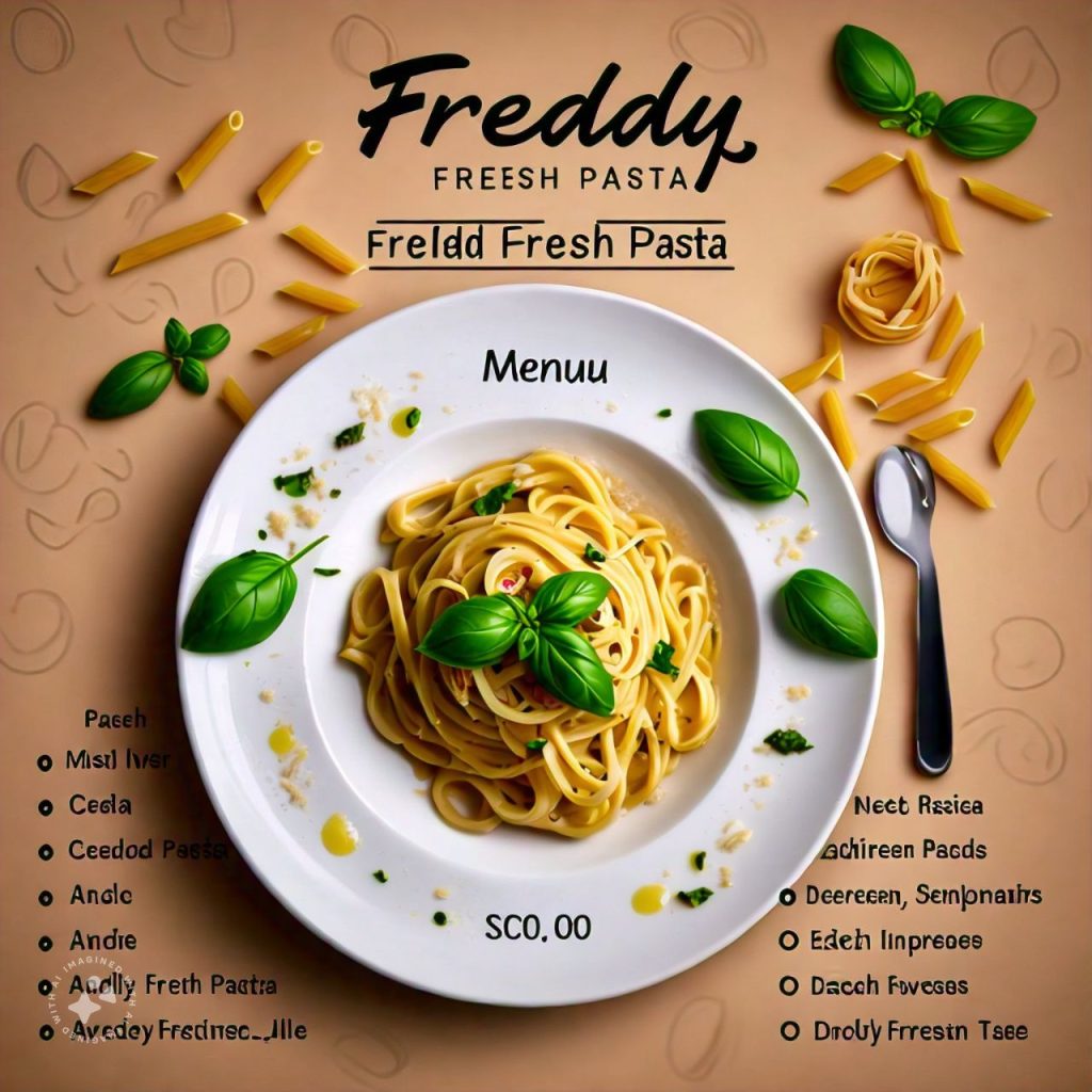 Freddy Fresh Speisekarte