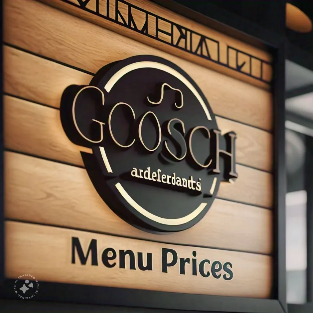 Gosch Speisekarte Preise Deutschland