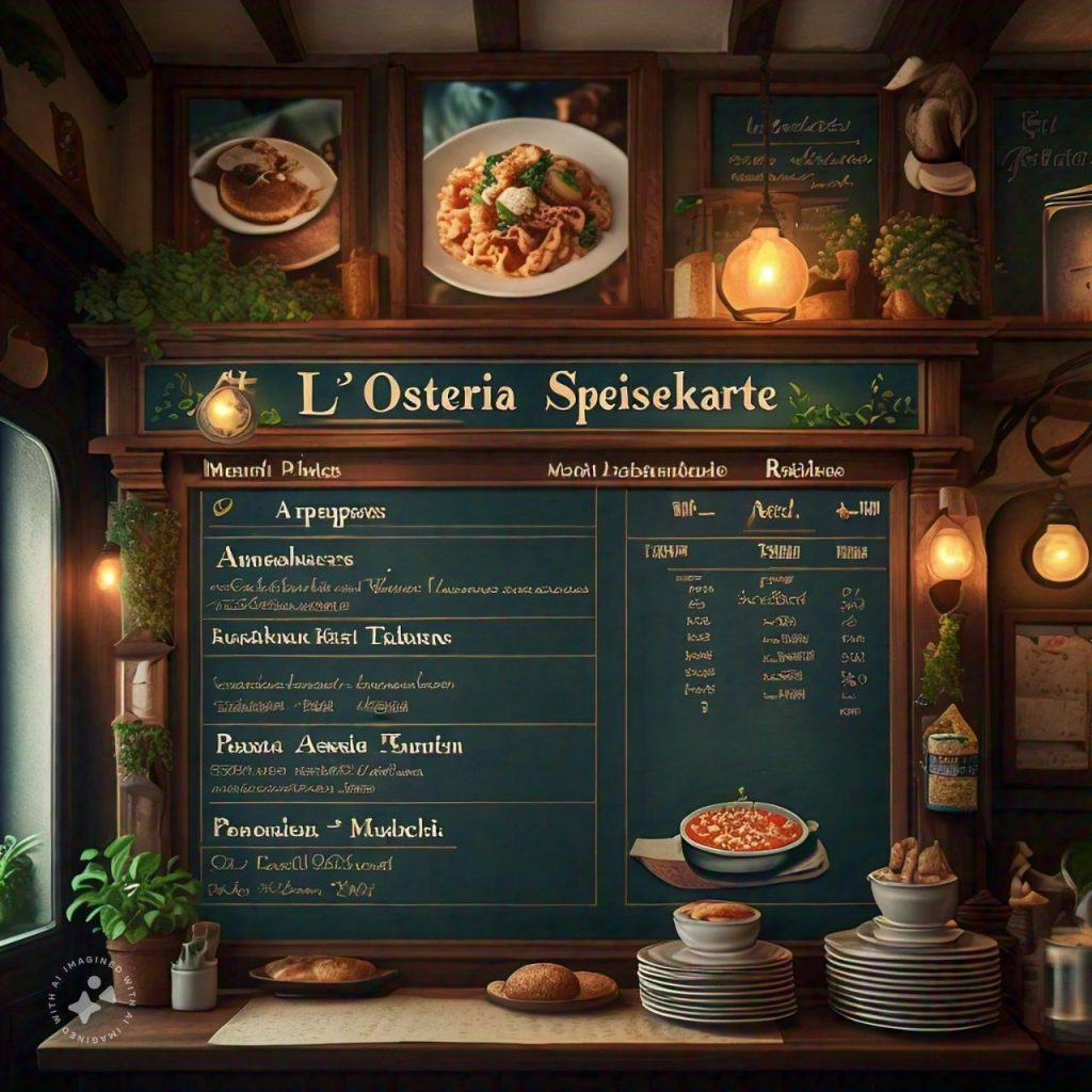 L’Osteria Speisekarte