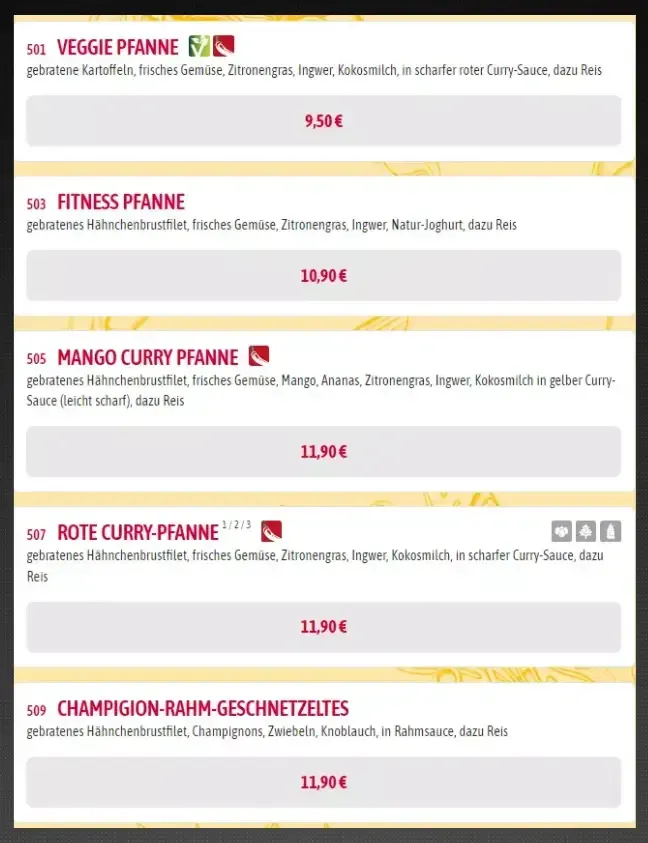 Pizzaboy Speisekarte